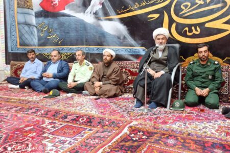 برگزاری مراسم جاماندگان اربعین در منطقه گوگان