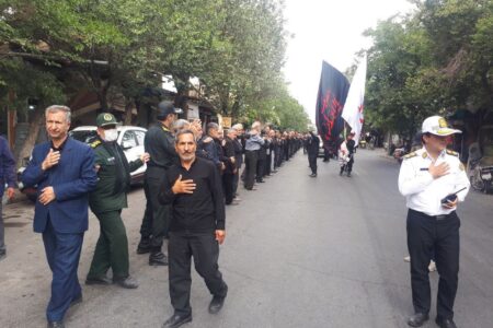 مراسم عزاداری همزمان با دهه آخر ماه صفر در شهرستان آذرشهر برگزار شد