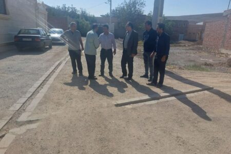 بازدید شهردار گوگان از روند پیشرفت پروژه های عمرانی سطح شهر