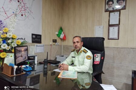 فرمانده نیروی انتظامی منطقه گوگان به عنوان کلانتر برگزیده انتخاب شد