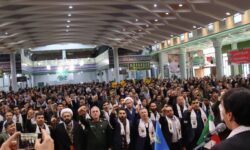 اجتماع حماسی اقتدار بسیجیان شهرستان آذرشهر