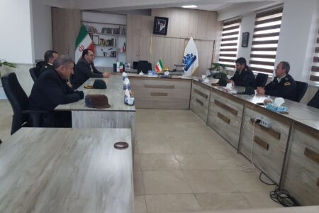 دیدار فرمانده انتظامی شهرستان آذرشهر با اعضای شورا و شهردار گوگان