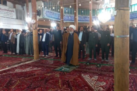 مردم و نمازگزاران منطقه گوگان حمایت و تشکر خود را از عملیات وعده صادق اعلام کردند