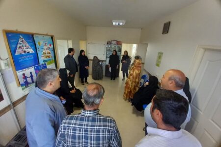 بازدید بخشدار گوگان از مرکز خدمات جامع سلامت روستای قشلاق