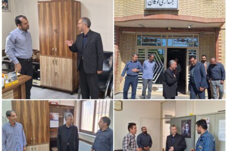 حضور فرماندار شهرستان آذرشهر در بخشداری گوگان و دیدار با پرسنل و کارکنان بخشداری