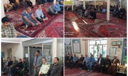 مراسم بزرگداشت چهلم شهدای خدمت در بخش گوگان برگزار شد