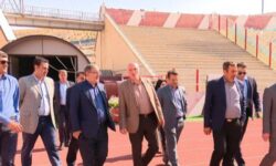 بازدید معاونان سازمان برنامه و بودجه از مجموعه ورزشی یادگار امام تبریز