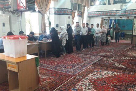 جلوه با شکوه صف های اقتدار و عزت از نگاه پنجره انتخاباتی گوگان سسی