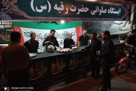 ایستگاه‌های صلواتی به مناسبت ایام محرم در گوگان برپا شدند