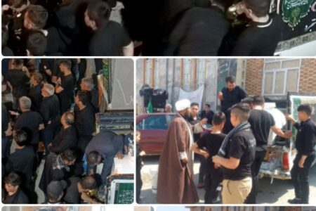 ایستگاه صلواتی گرامیداشت شهدای خدمت در روستای دستجرد برپا شد