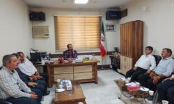 نشست و دیدار بخشدار با تنی از مسئولان منطقه پیرامون بررسی مشکلات بخش گوگان
