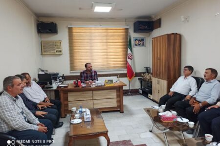 نشست و دیدار بخشدار با تنی از مسئولان منطقه پیرامون بررسی مشکلات بخش گوگان