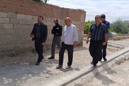 اجرای عملیات جدول گذاری و اصلاح آبرو ها در محلات روستای قشلاق