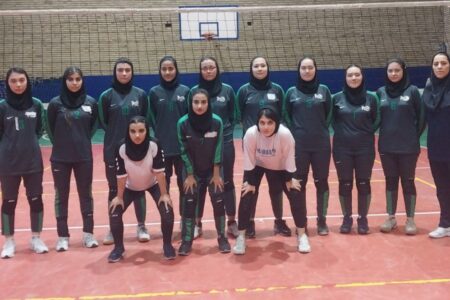 حضور تیم والیبال بانوان نوین گوگان در مسابقات لیگ آزادگان ایلخچی در رده نوجوانان