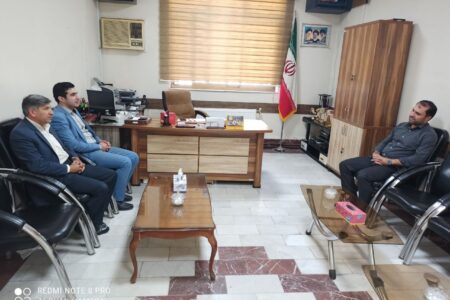 دیدار رئیس حوزه قضایی بخش گوگان با بخشدار به مناسبت هفته دولت