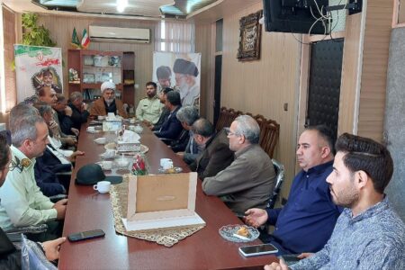 دیدار مسئولان منطقه گوگان با فرمانده انتظامی شهرستان آذرشهر به مناسبت گرامیداشت هفته نیروی انتظامی