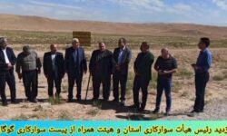 بازدید رئیس هیأت سوارکاری استان از پیست سوارکاری گوگان