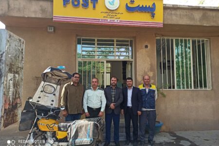 دیدار بخشدار و فرمانده انتظامی گوگان با روسای اداره پست شهرستان آذرشهر و گوگان