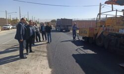 آغاز عملیات اجرایی آسفالت ورودی اصلی روستای خاصلو