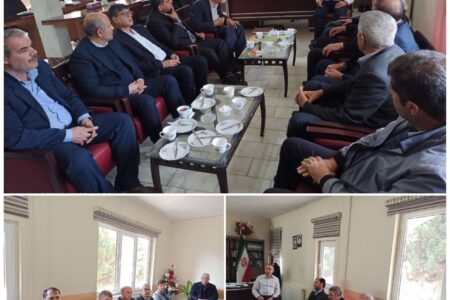 دیدار مسئولان منطقه گوگان با فرماندار جدید شهرستان آذرشهر