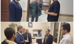 بازدید شبانه فرماندار شهرستان آذرشهر از مرکز بهداشت و درمان و اداره برق گوگان