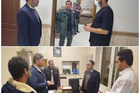 بازدید شبانه فرماندار شهرستان آذرشهر از مرکز بهداشت و درمان و اداره برق گوگان