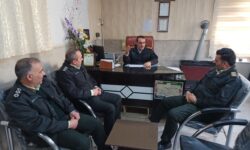 دیدار و نشست صمیمانه رئیس پلیس راهور شهرستان آذرشهر با فرمانده انتظامی بخش گوگان
