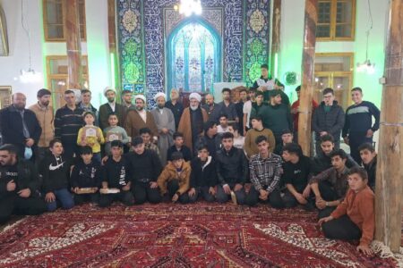 مراسم معنوی اعتکاف در گوگان برگزار شد