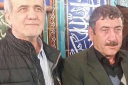 دیدار دکتر پزشکیان با حاج میرزا ابوالفضل قلعه‌ای در سفر غیررسمی به تبریز