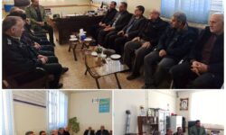 دیدار صمیمانه با فرمانده حوزه مقاومت بسیج نصر گوگان به مناسبت روز پاسدار