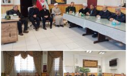 دیدار مسئولان منطقه گوگان با فرمانده سپاه ناحیه شهرستان آذرشهر در روز پاسدار
