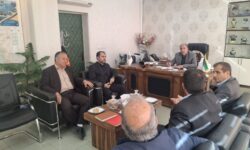 دیدار بخشدار گوگان با مدیرکل راهداری و حمل‌ونقل جاده‌ای استان آذربایجان شرقی