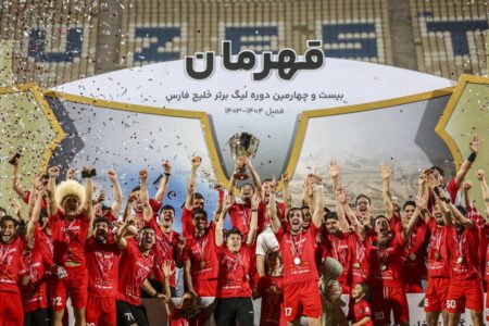 قهرمانی مقتدرانه تراکتور در لیگ برتر خلیج فارس