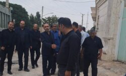 آغاز عملیات آسفالتریزی معابر دستجرد با حضور فرماندار شهرستان آذرشهر