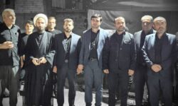 حضور فرماندار آذرشهر در جمع عزاداران و هیئتهای حسینی منطقه گوگان