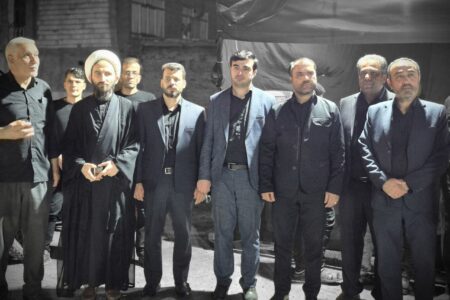 حضور فرماندار آذرشهر در جمع عزاداران و هیئت‌های حسینی منطقه گوگان