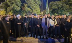 مراسم مناجاتخوانی سنتی «کوچهگشدی» در شب تاسوعا با حضور مسئولان در گوگان برگزار شد