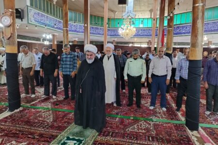 نماز جمعه گوگان با حضور پرشور مردم مؤمن برگزار شد