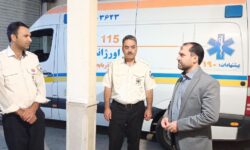 بخشدار گوگان با پرسنل اورژانس دیدار و روز فوریتهای پزشکی را تبریک گفت