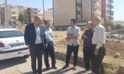 عملیات احداث تصفیهخانه فاضلاب مسکن مهر گوگان با تحویل زمین به پیمانکار آغاز شد