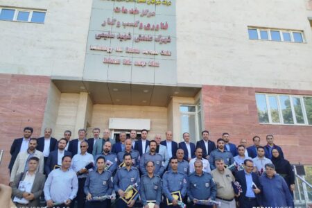 گرامیداشت روز آتش‌نشانی در شهرک صنعتی شهید سلیمی