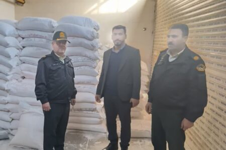 کشف و ضبط ۲۳۰ کیسه آرد یارانه‌ای از یک واحد تولیدی در شهرک صنعتی شهید سلیمی